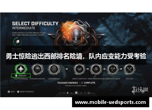 勇士惊险逃出西部排名险境，队内应变能力受考验